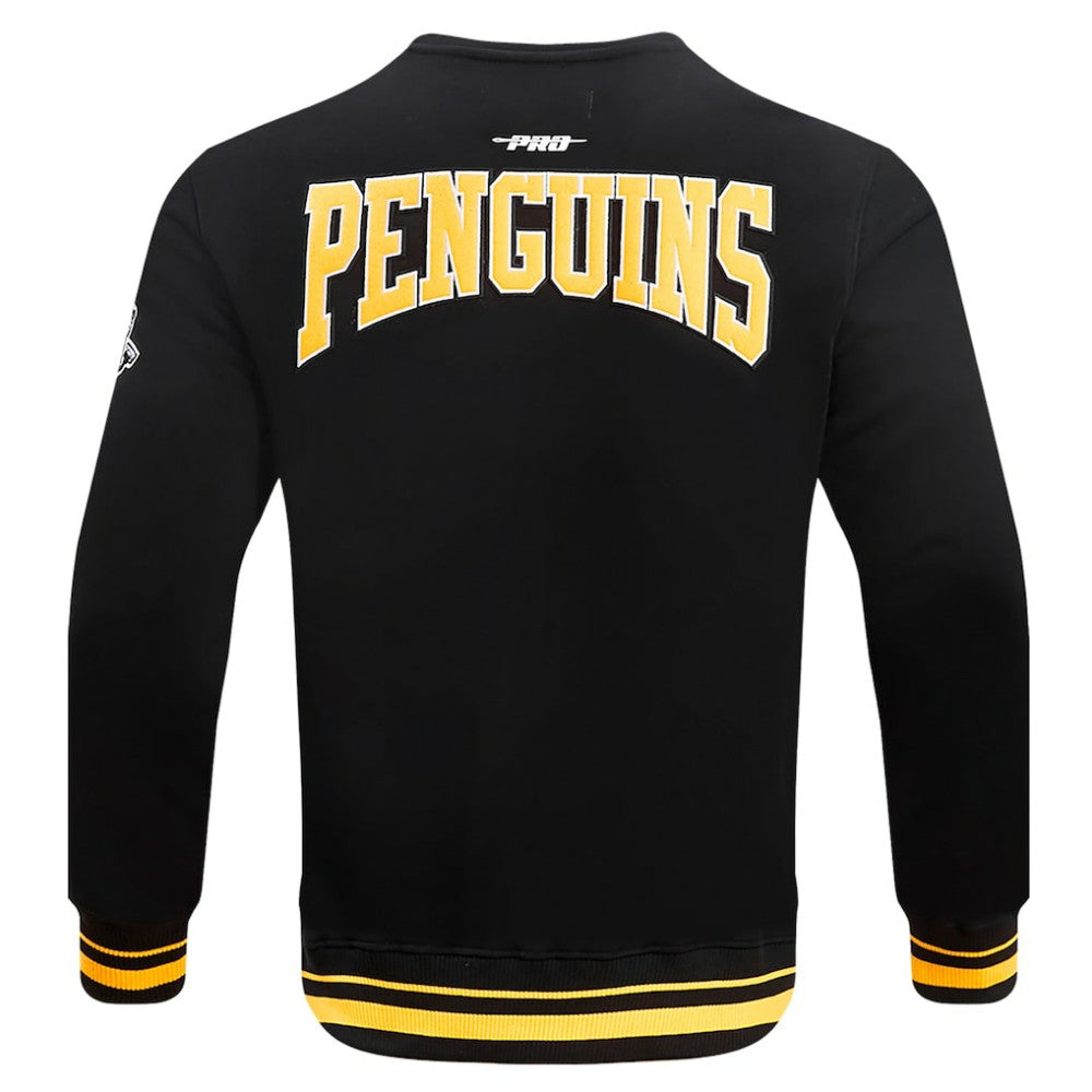 Pittsburgh Penguins Pro Standard Crest Emblem Pullover Sweatshirt - Black Sweatshirts