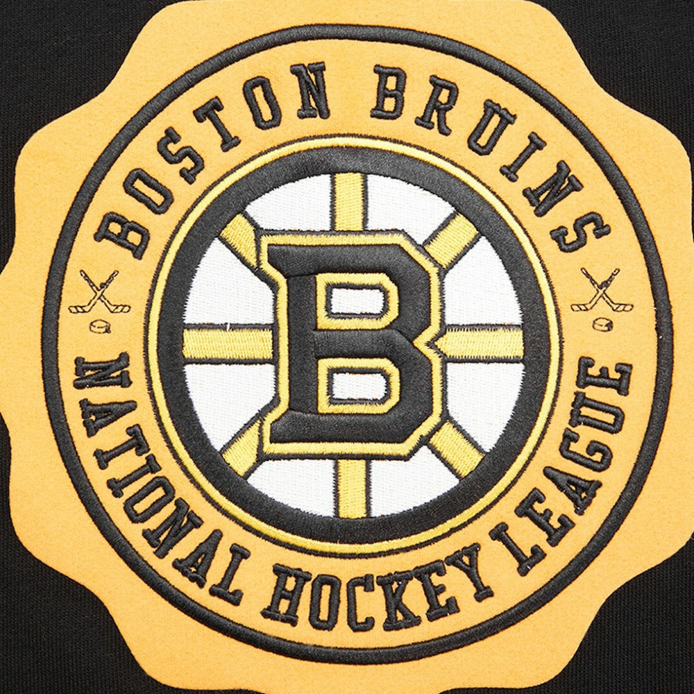 Boston Bruins Pro Standard Crest Emblem Pullover Sweatshirt - Black Sweatshirts