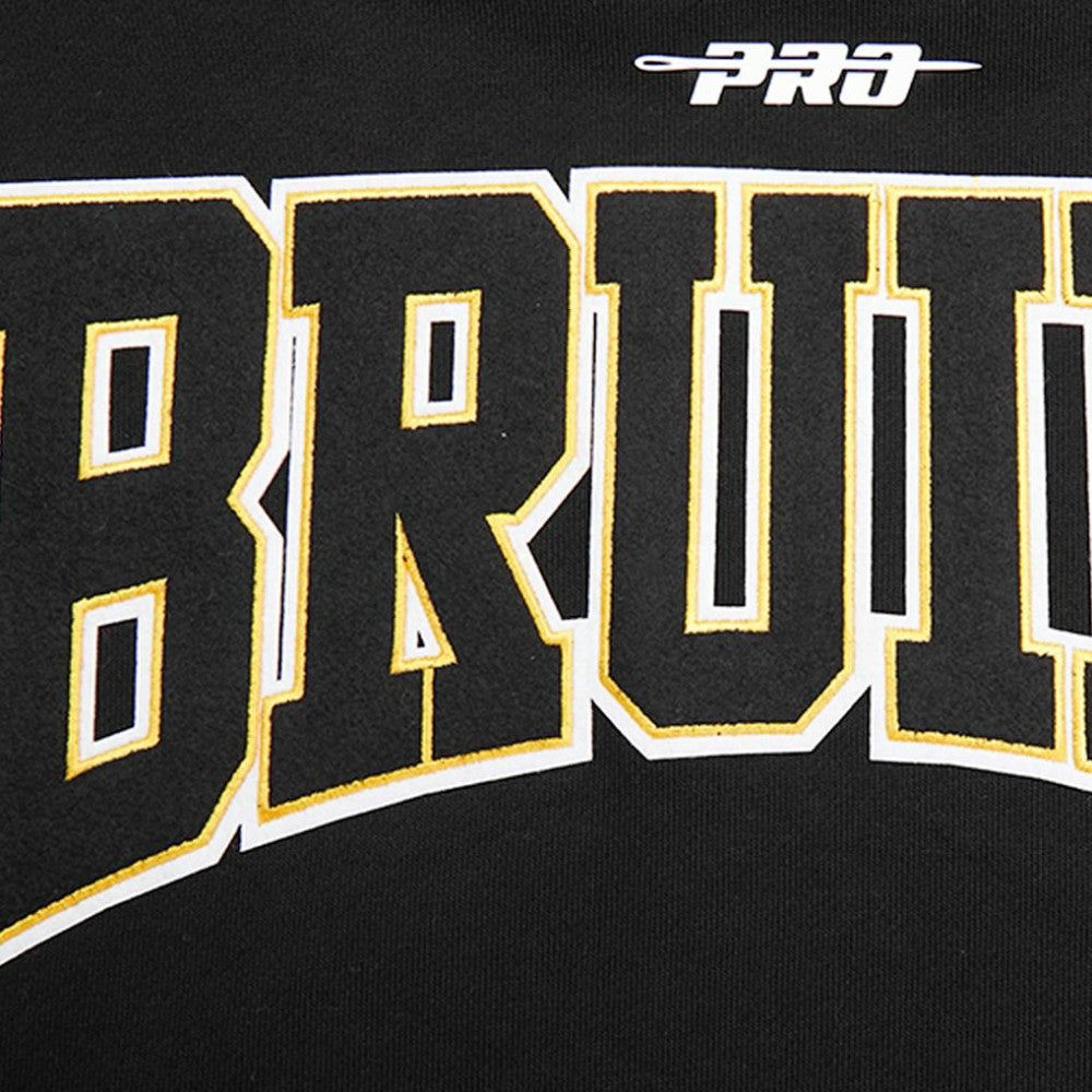 Boston Bruins Pro Standard Crest Emblem Pullover Sweatshirt - Black Sweatshirts