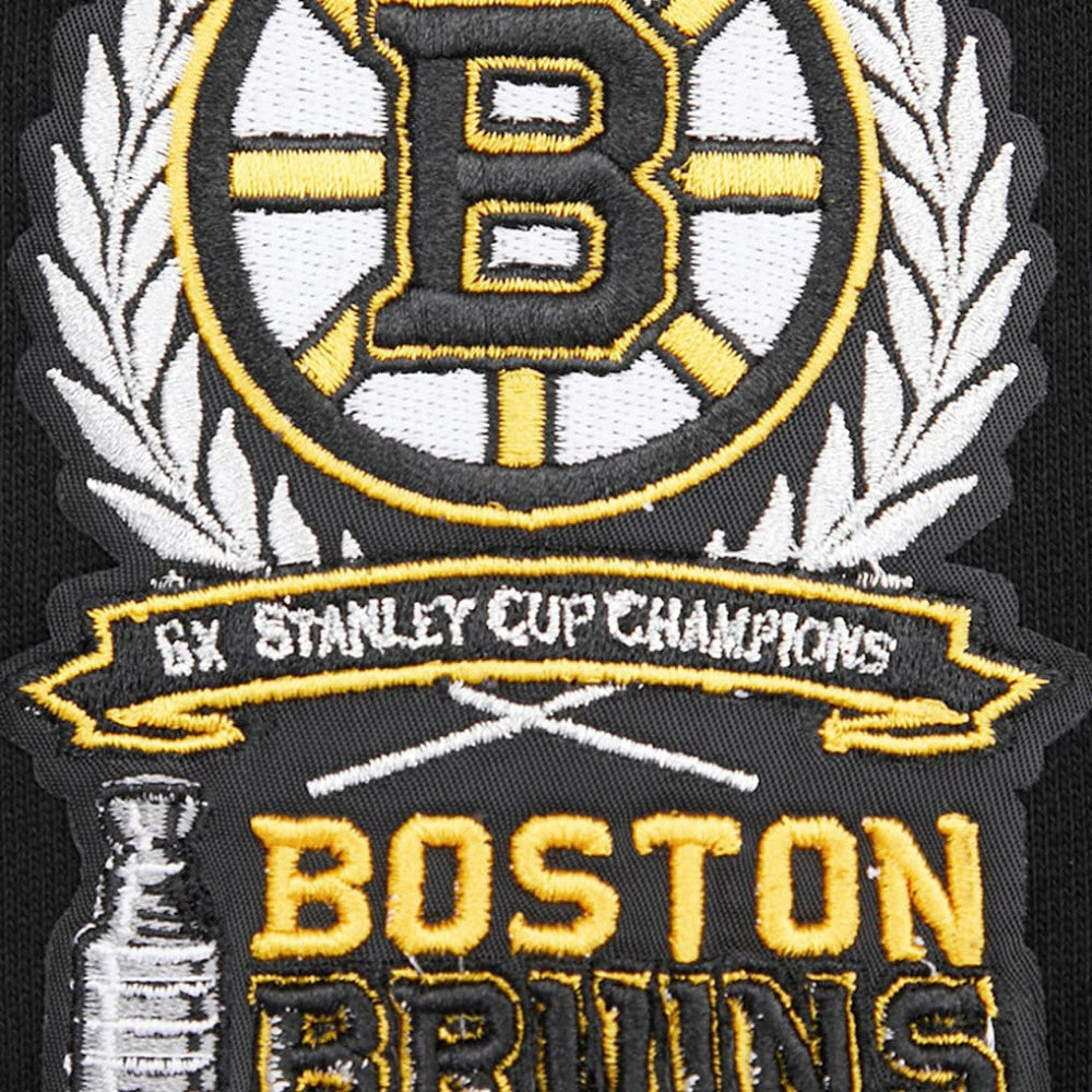 Boston Bruins Pro Standard Crest Emblem Pullover Sweatshirt - Black Sweatshirts