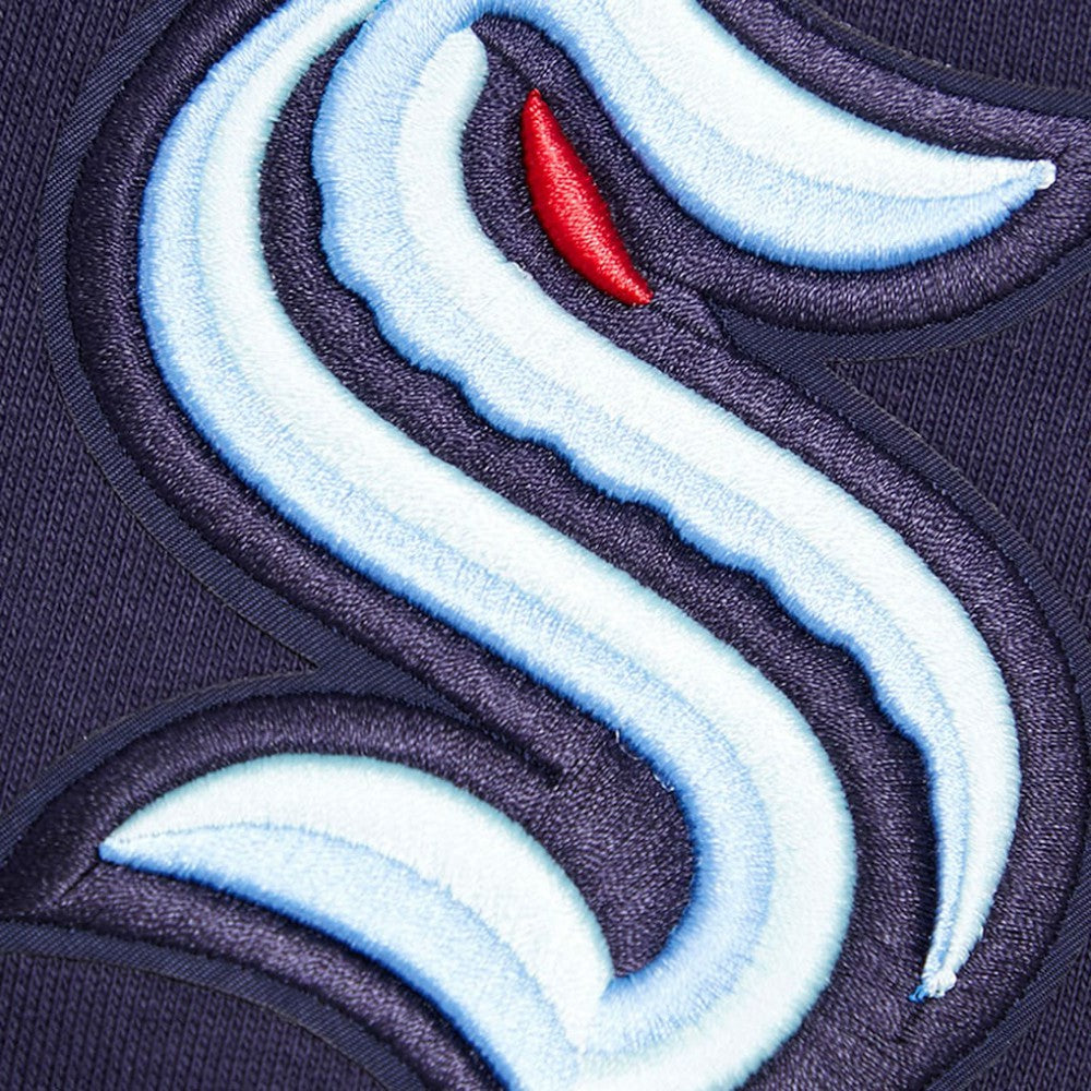 Seattle Kraken Pro Standard Crest Emblem Pullover Sweatshirt - Deep Sea Blue Sweatshirts