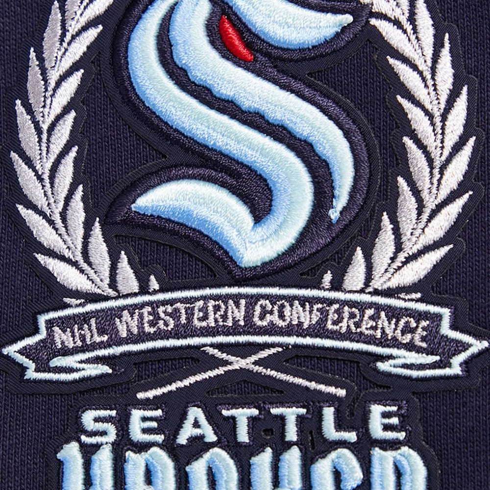 Seattle Kraken Pro Standard Crest Emblem Pullover Sweatshirt - Deep Sea Blue Sweatshirts