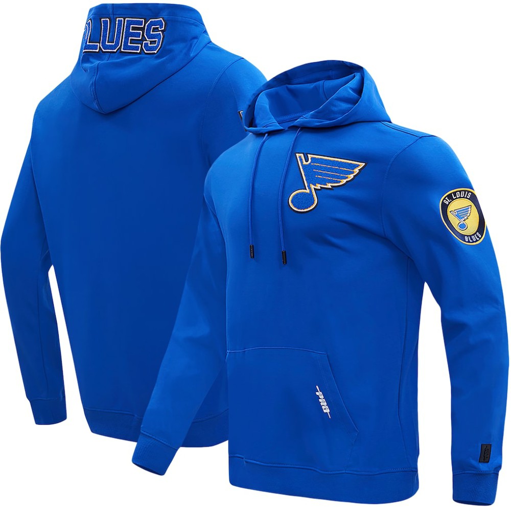 St. Louis Blues Pro Standard Classic Pullover Hoodie - Blue Hoodies