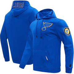 St. Louis Blues Pro Standard Classic Pullover Hoodie - Blue Hoodies