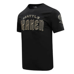 Seattle Kraken Pro Standard Wordmark T-Shirt - Black T-shirts