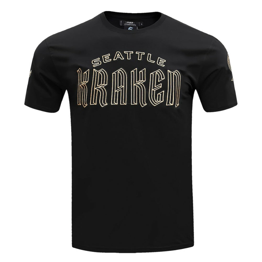Seattle Kraken Pro Standard Wordmark T-Shirt - Black T-shirts