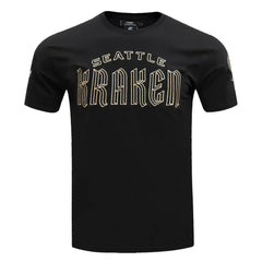 Seattle Kraken Pro Standard Wordmark T-Shirt - Black T-shirts