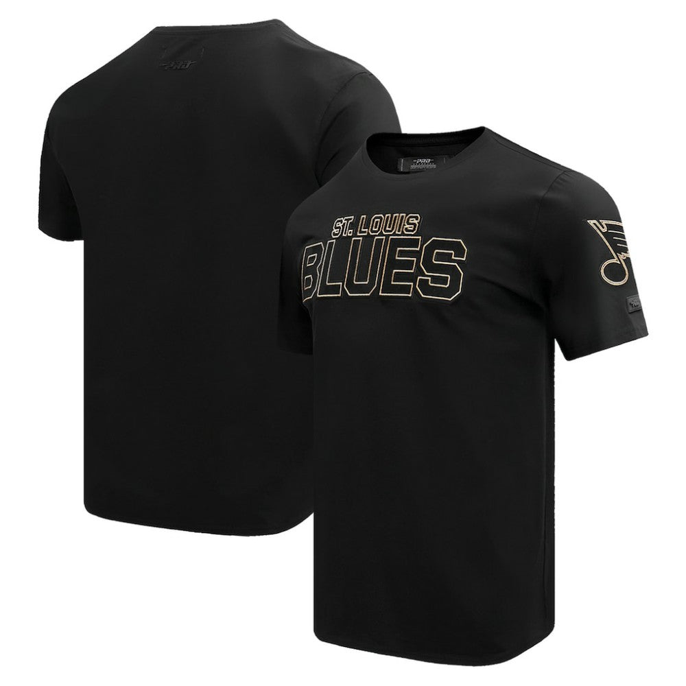 St. Louis Blues Pro Standard Wordmark T-Shirt - Black T-shirts