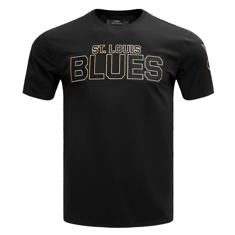 St. Louis Blues Pro Standard Wordmark T-Shirt - Black T-shirts