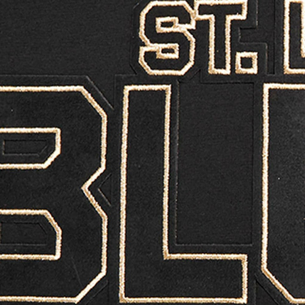 St. Louis Blues Pro Standard Wordmark T-Shirt - Black T-shirts