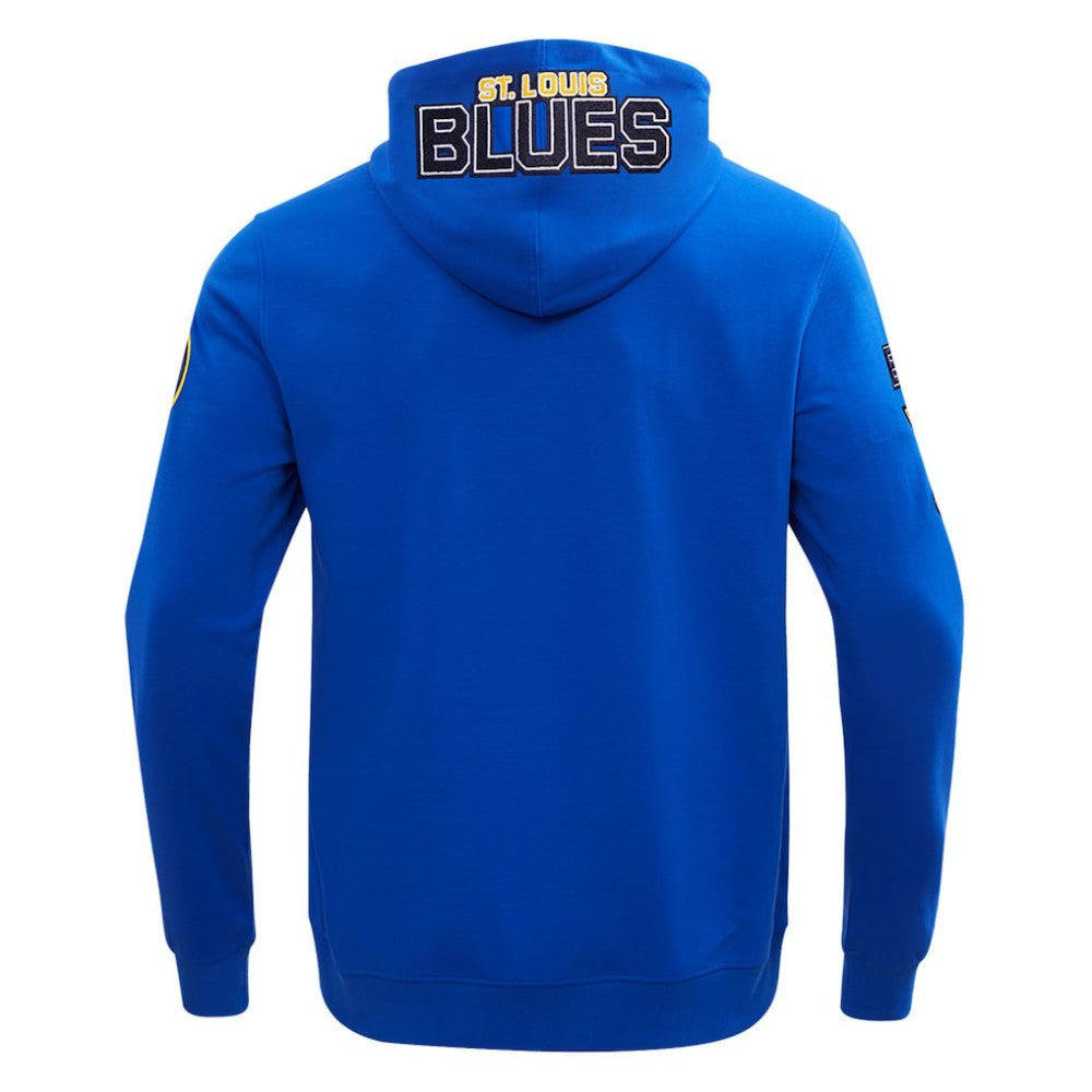St. Louis Blues Pro Standard Classic Chenille Full-Zip Hoodie Jacket - Blue Hoodies
