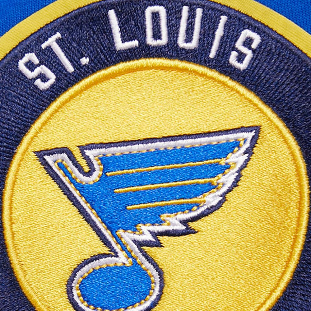 St. Louis Blues Pro Standard Classic Chenille Full-Zip Hoodie Jacket - Blue Hoodies