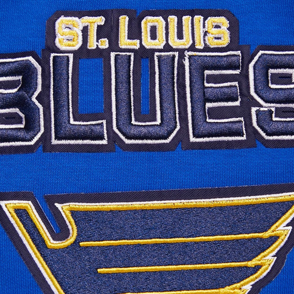 St. Louis Blues Pro Standard Classic Chenille Full-Zip Hoodie Jacket - Blue Hoodies