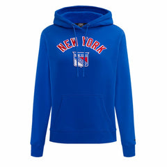 New York Rangers Pro Standard Women's Classic Chenille Pullover Hoodie - Blue Hoodies