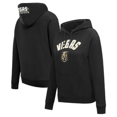 Vegas Golden Knights Pro Standard Women's Classic Chenille Pullover Hoodie - Black Hoodies