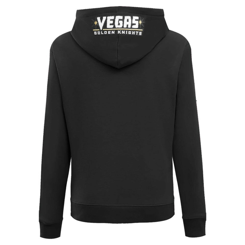 Vegas Golden Knights Pro Standard Women's Classic Chenille Pullover Hoodie - Black Hoodies