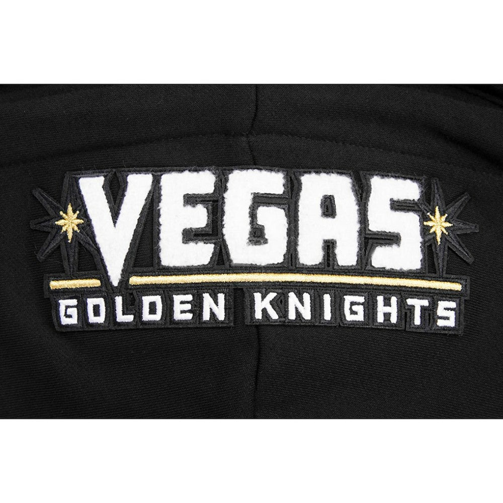 Vegas Golden Knights Pro Standard Women's Classic Chenille Pullover Hoodie - Black Hoodies