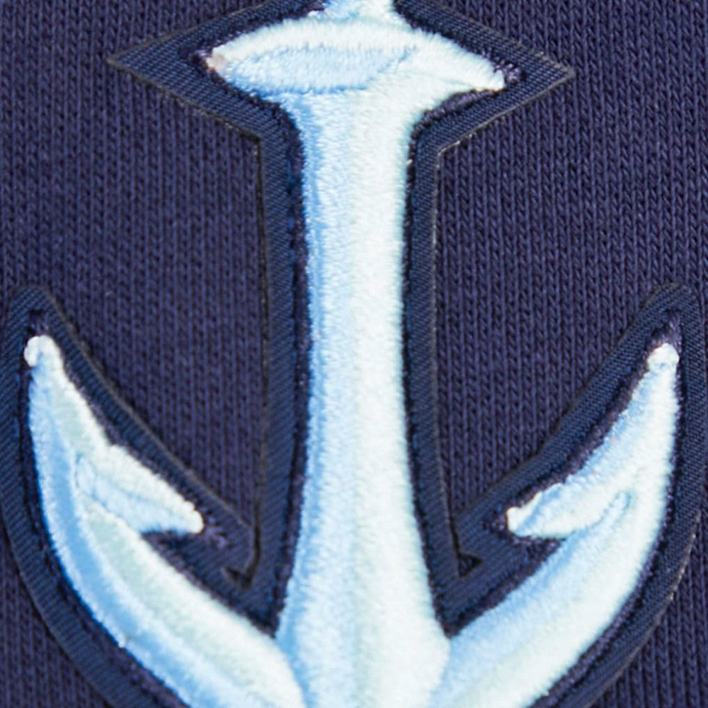 Seattle Kraken Pro Standard Women's Classic Chenille Pullover Hoodie - Navy Hoodies