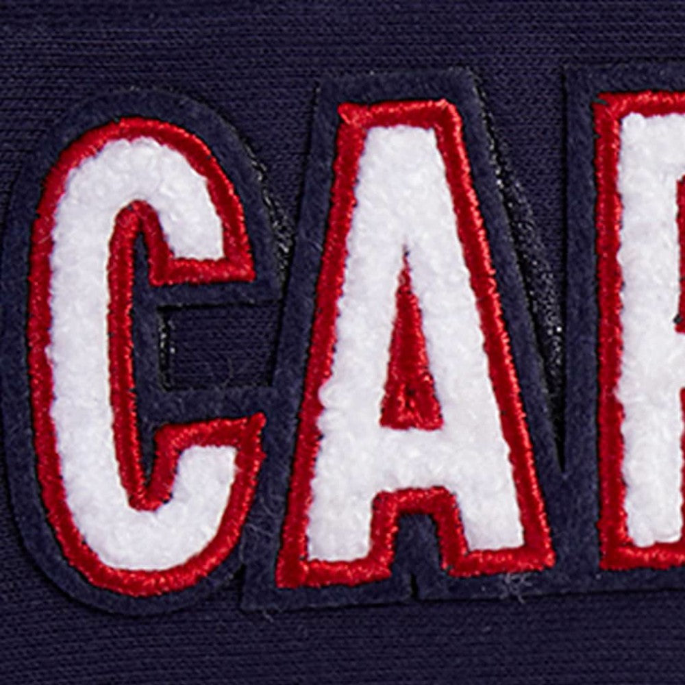 Washington Capitals Pro Standard Women's Classic Chenille Pullover Hoodie - Navy Hoodies