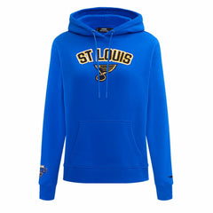 St. Louis Blues Pro Standard Women's Classic Chenille Pullover Hoodie - Blue Hoodies
