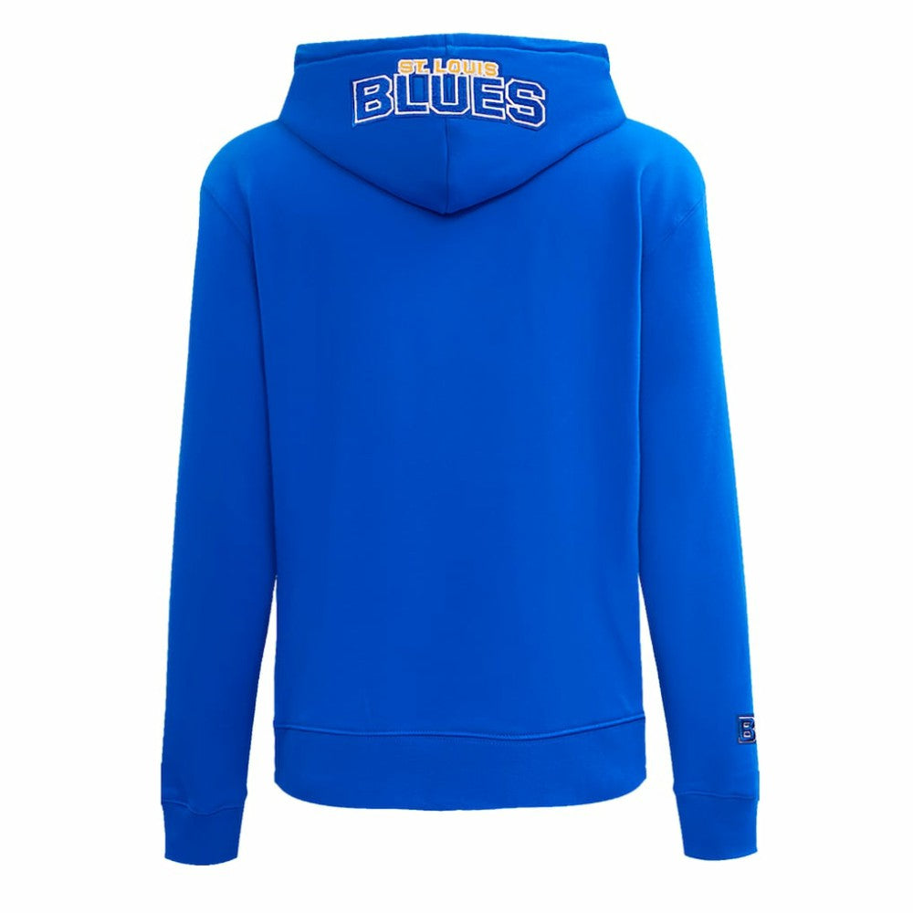 St. Louis Blues Pro Standard Women's Classic Chenille Pullover Hoodie - Blue Hoodies