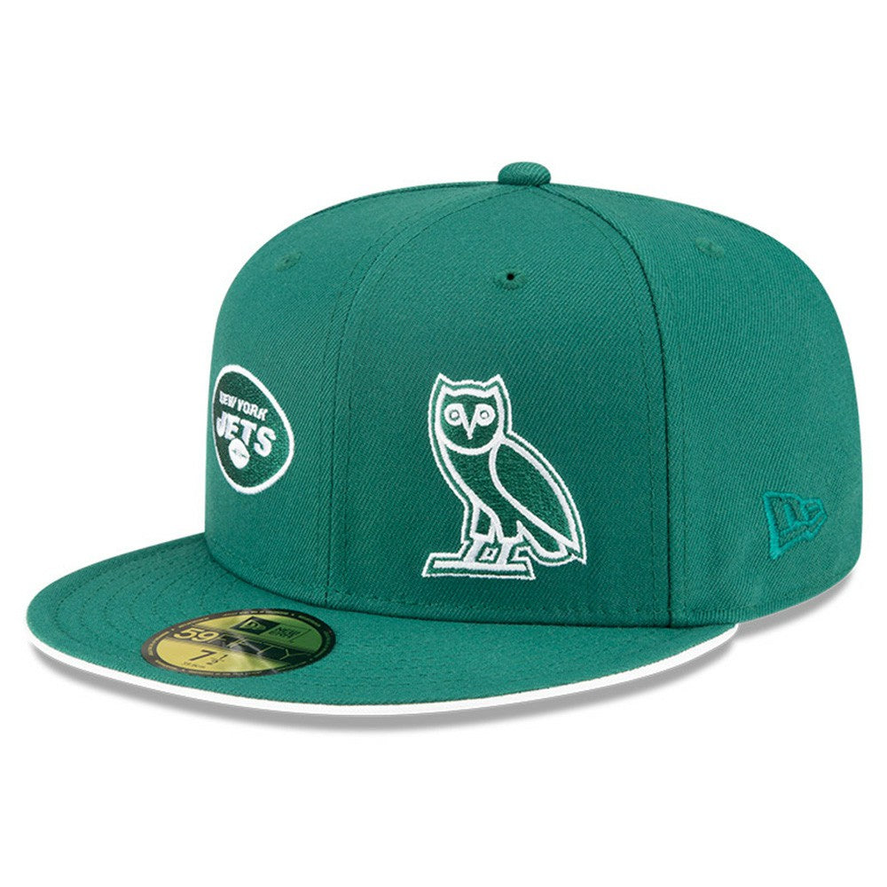 New York Jets New Era OVO x NFL 59FIFTY Fitted Hat - Green cheap