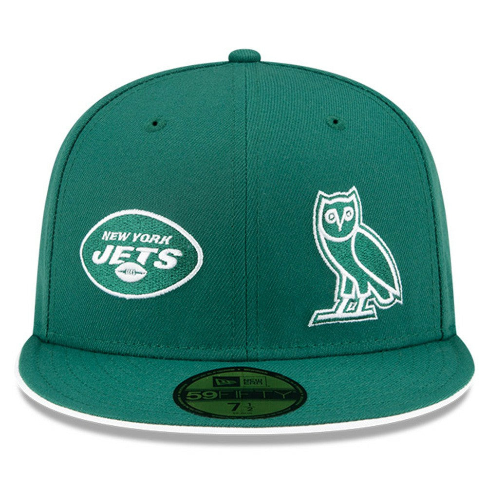 New York Jets New Era OVO x NFL 59FIFTY Fitted Hat - Green cheap