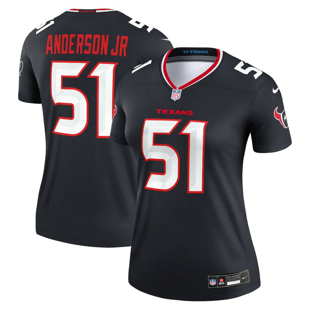 Will Anderson Jr. Houston Texans Women's Legend Player Performance Top - Navy sale