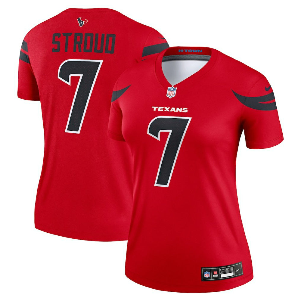 C.J. Stroud Houston Texans Women's Alternate Legend Player Performance Top - Red for sale
