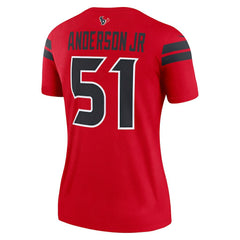 Will Anderson Jr. Houston Texans Women's Alternate Legend Player Performance Top - Red online