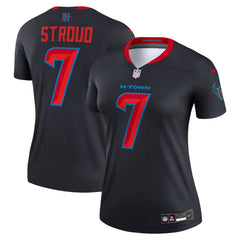 C.J. Stroud Houston Texans Women's Alternate Legend Player Performance Top - Navy for sale