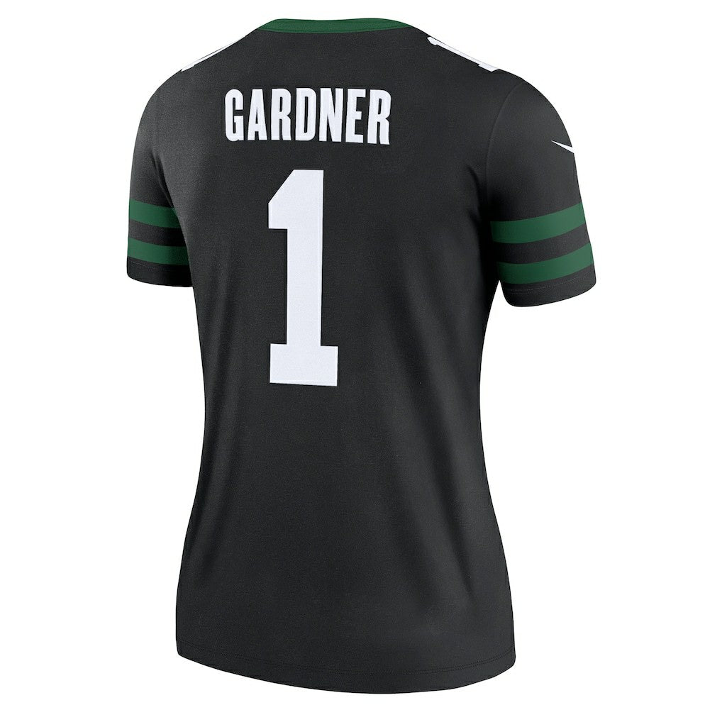 Ahmad Sauce Gardner New York Jets Women's Alternate Legend Player Performance Top - Legacy Black discount