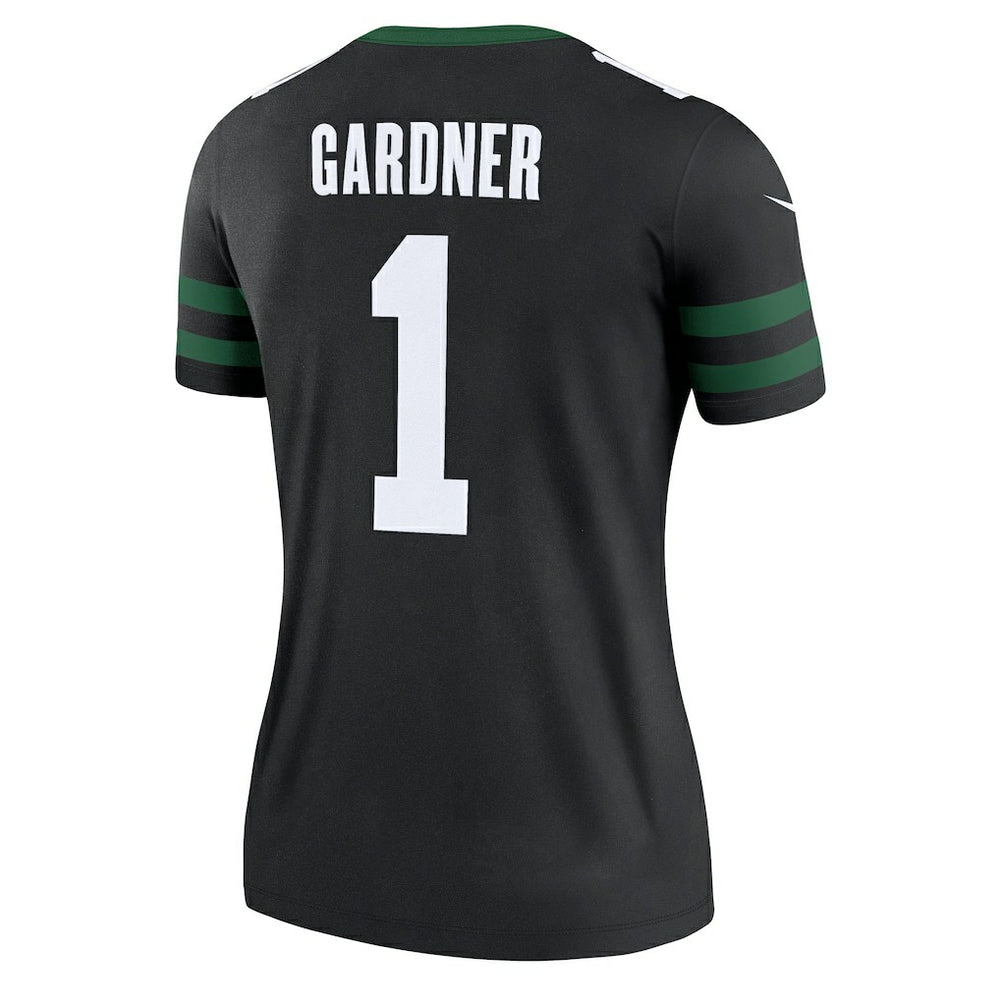 Ahmad Sauce Gardner New York Jets Women's Alternate Legend Player Performance Top - Legacy Black discount