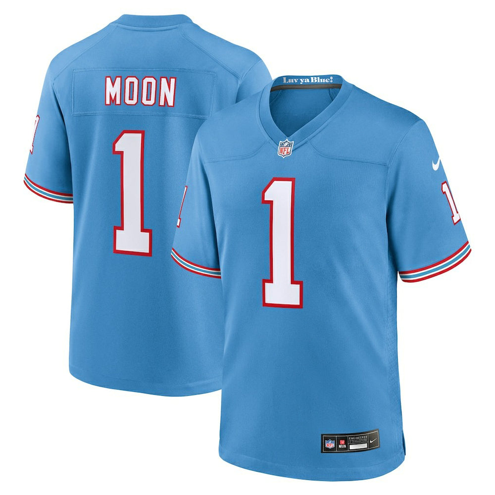Warren Moon Tennessee Titans Retired Player Alternate Game Jersey - Light Blue outlet