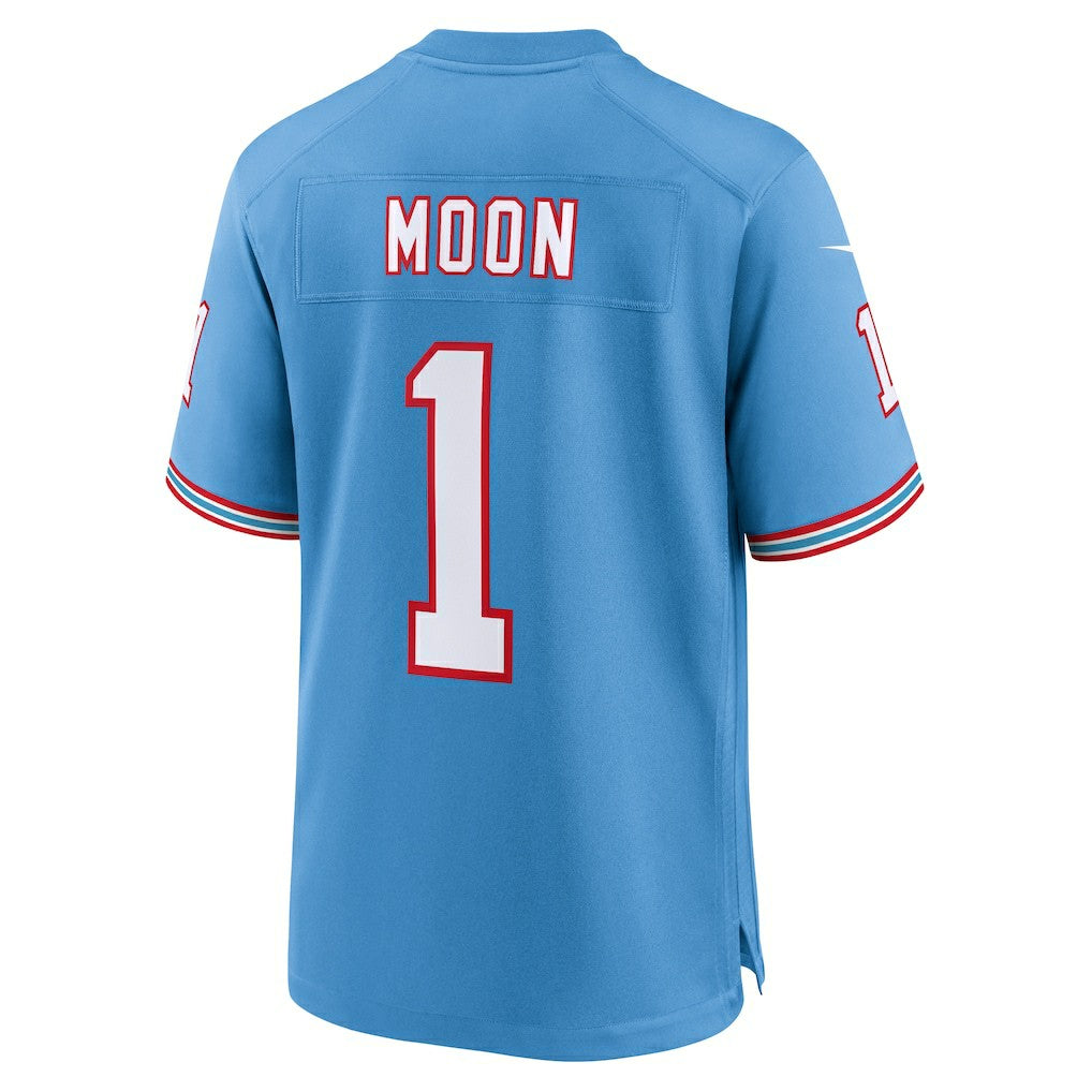 Warren Moon Tennessee Titans Retired Player Alternate Game Jersey - Light Blue outlet