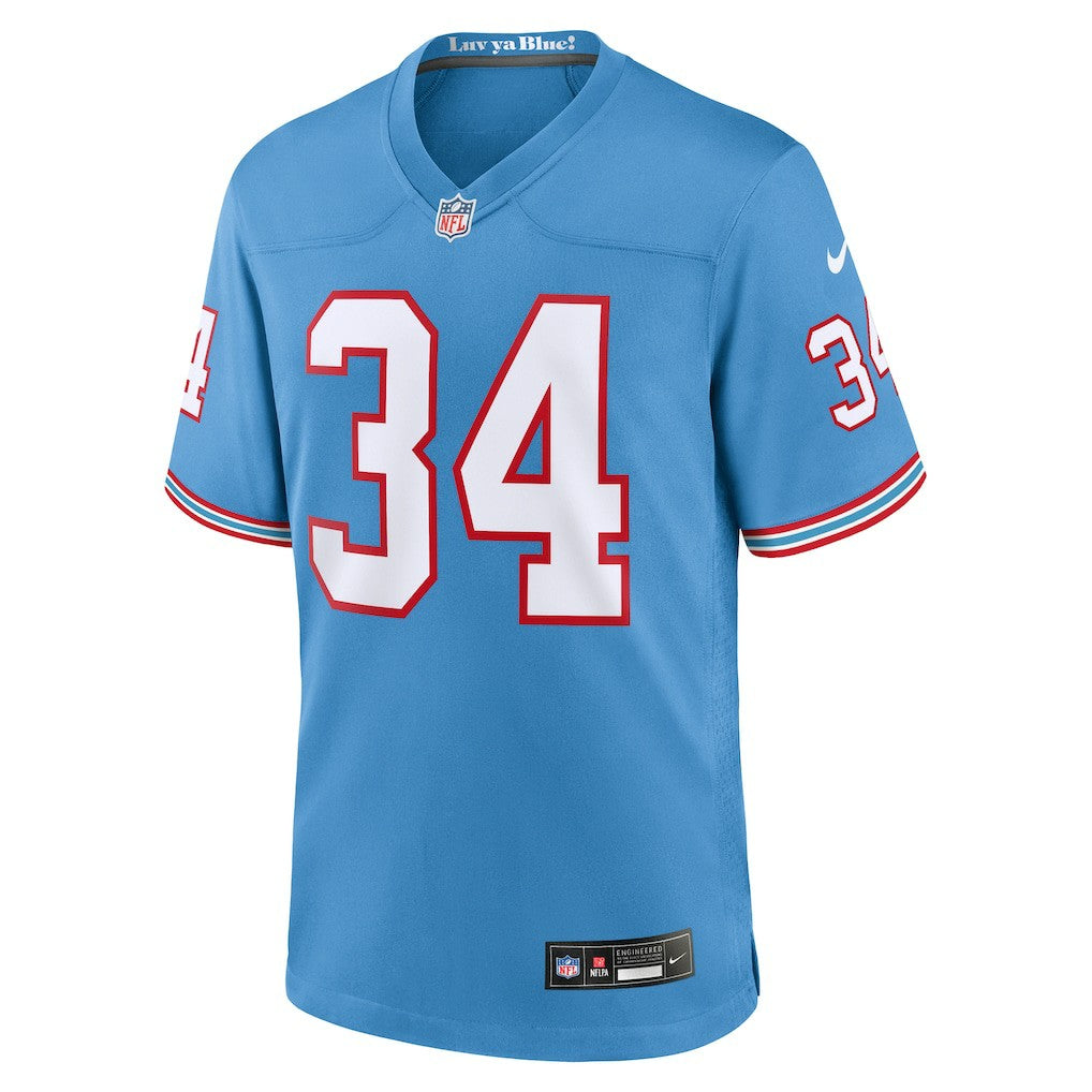 Earl Campbell Tennessee Titans Retired Player Alternate Game Jersey - Light Blue outlet