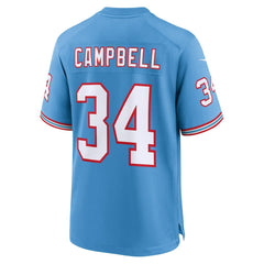 Earl Campbell Tennessee Titans Retired Player Alternate Game Jersey - Light Blue outlet