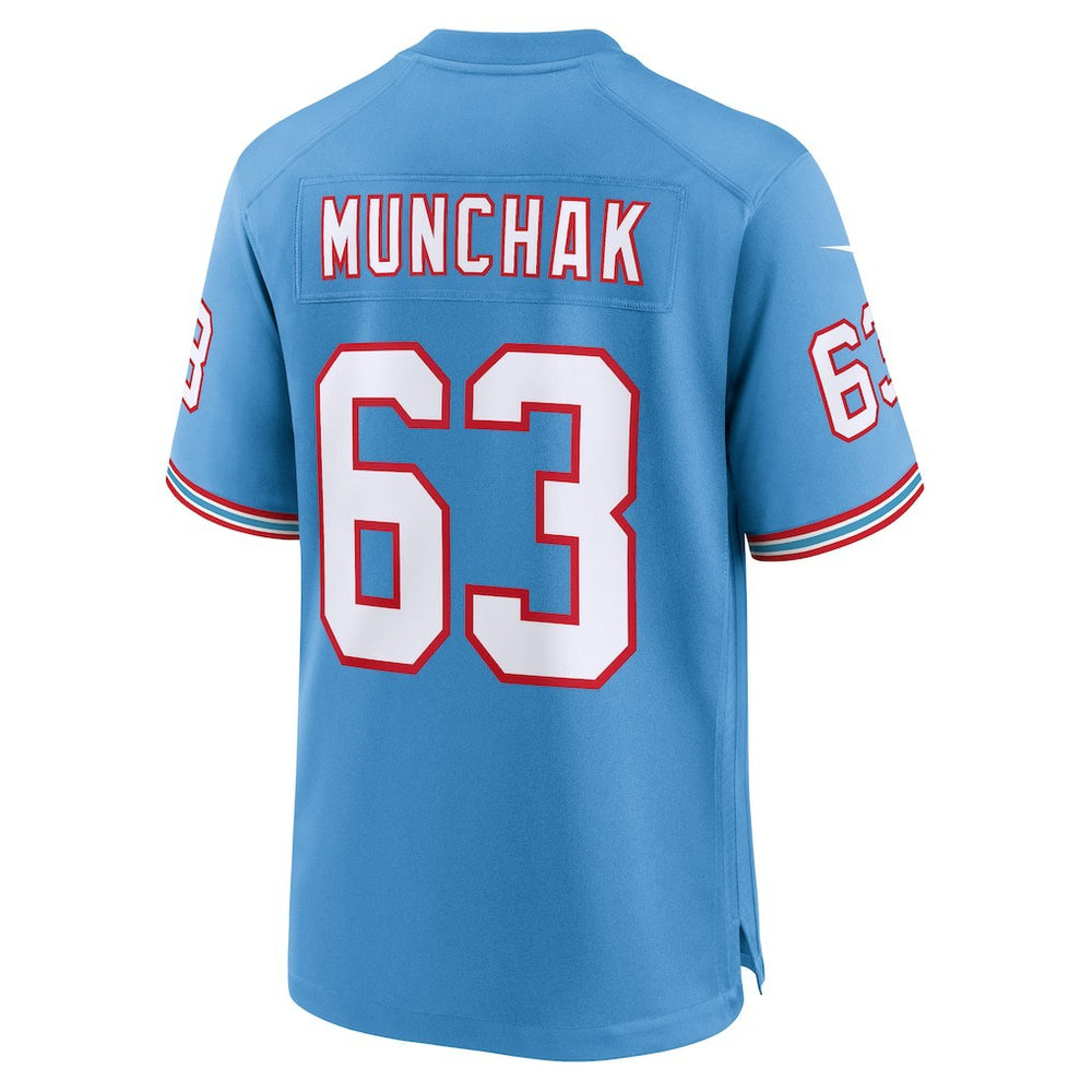 Mike Munchak Tennessee Titans Retired Player Alternate Game Jersey - Light Blue cheap