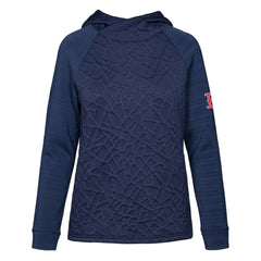 Boston Red Sox Levelwear Women's Kenzie Insignia 2.0 Pullover Hoodie Navy