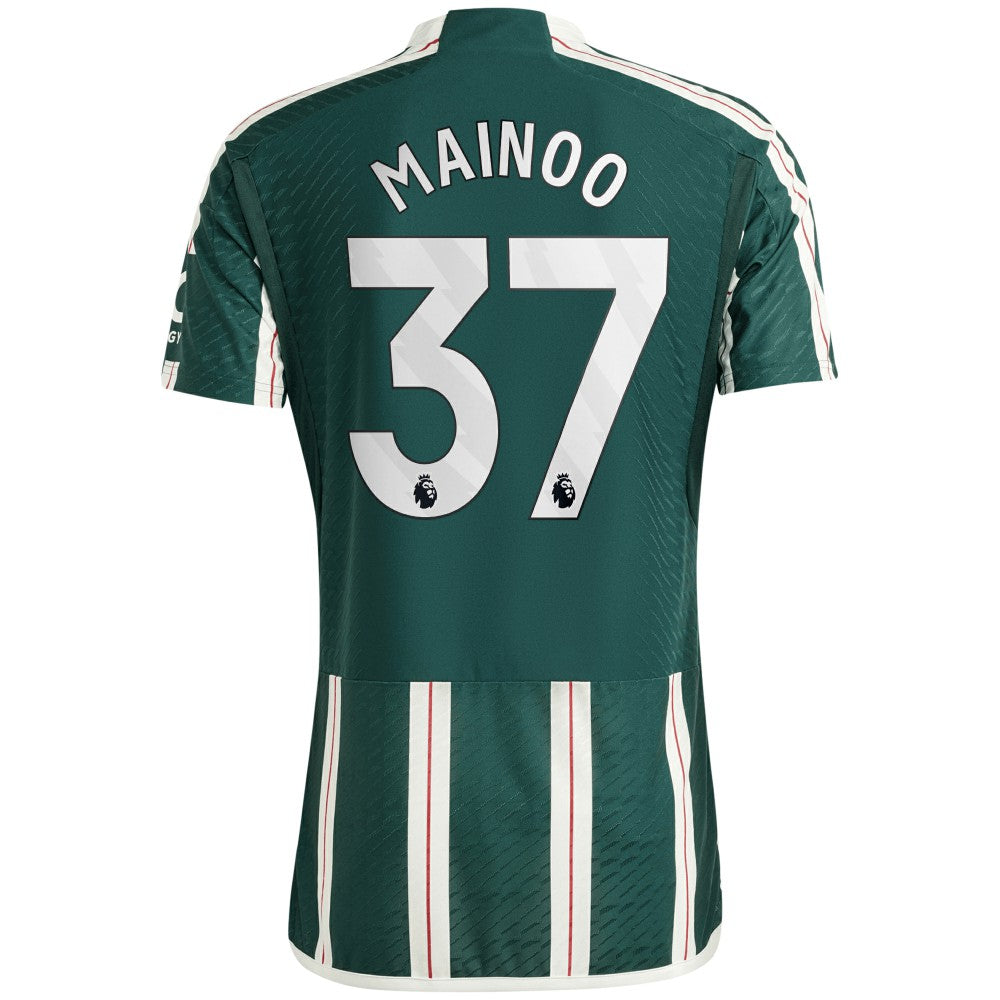 Kobbie Mainoo Manchester United 2023/24 Away Player Jersey - Green sale