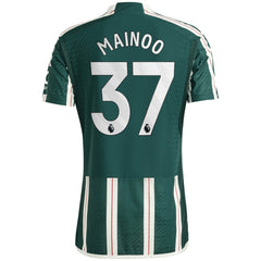 Kobbie Mainoo Manchester United 2023/24 Away Player Jersey - Green sale