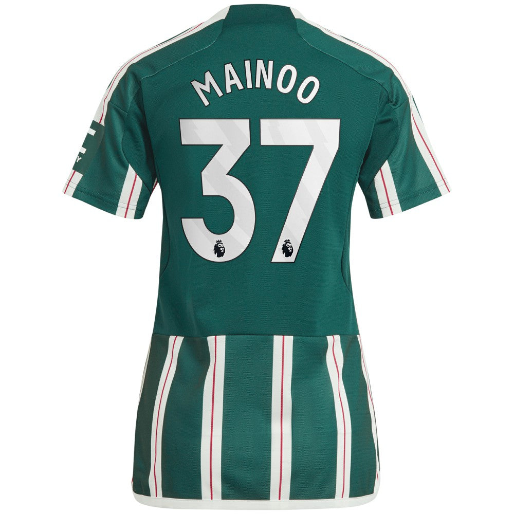 Kobbie Mainoo Manchester United Women's 2023/24 Away Replica Player Jersey - Green cheap