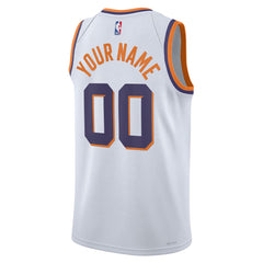 Phoenix Suns Unisex Swingman Custom Jersey - White - Association Edition sale