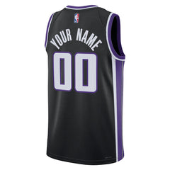 Sacramento Kings Unisex Swingman Custom Jersey - Icon Edition - Black on sale