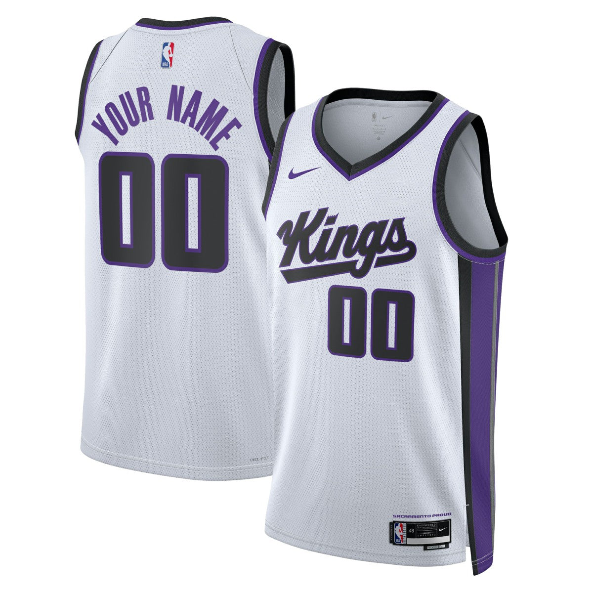 Sacramento Kings Unisex Swingman Custom Jersey - Association Edition - White outlet