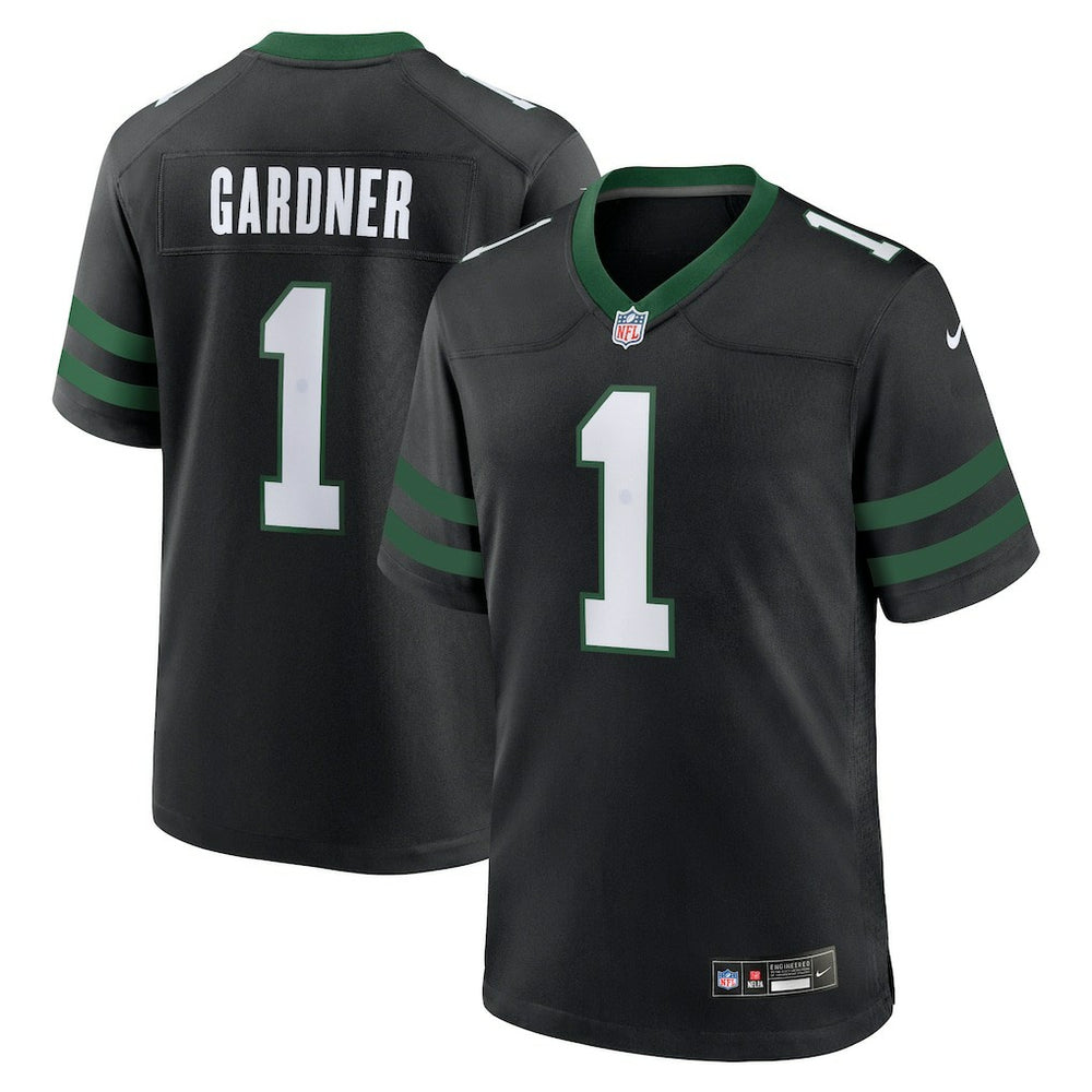 Ahmad Sauce Gardner New York Jets Alternate Game Jersey - Legacy Black for sale