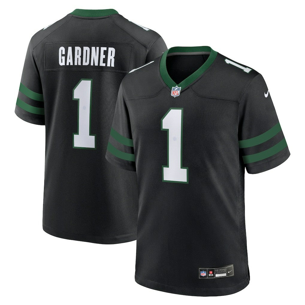 Ahmad Sauce Gardner New York Jets Alternate Game Jersey - Legacy Black for sale