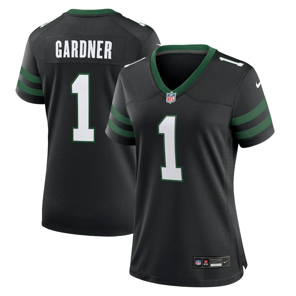 Ahmad Sauce Gardner New York Jets Women's Alternate Game Jersey - Legacy Black cheap