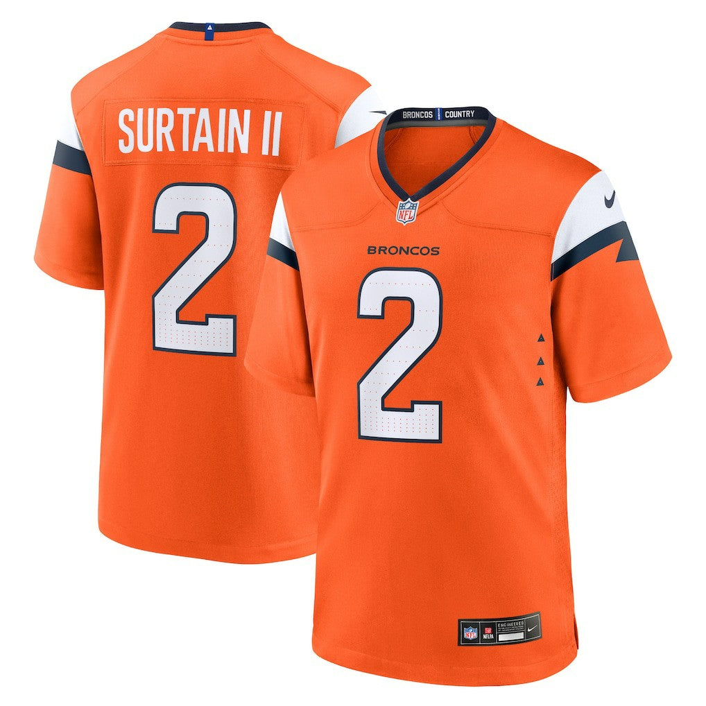 Patrick Surtain II Denver Broncos Mile High Collection Game Jersey - Orange discount