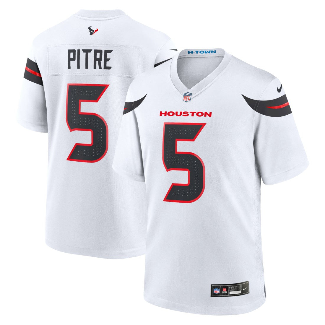 Jalen Pitre Houston Texans Game Jersey - White outlet